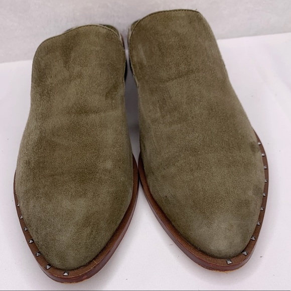 Sam Edelman Lewellyn Mule Slip On Shoes Moss Green - Picture 2 of 8